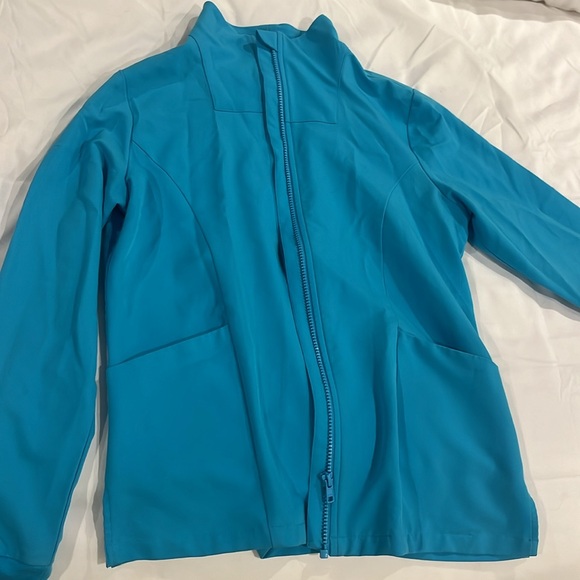 Mandala Scrubs and Scrub Jacket- XS Pacific Blue - Picture 6 of 6